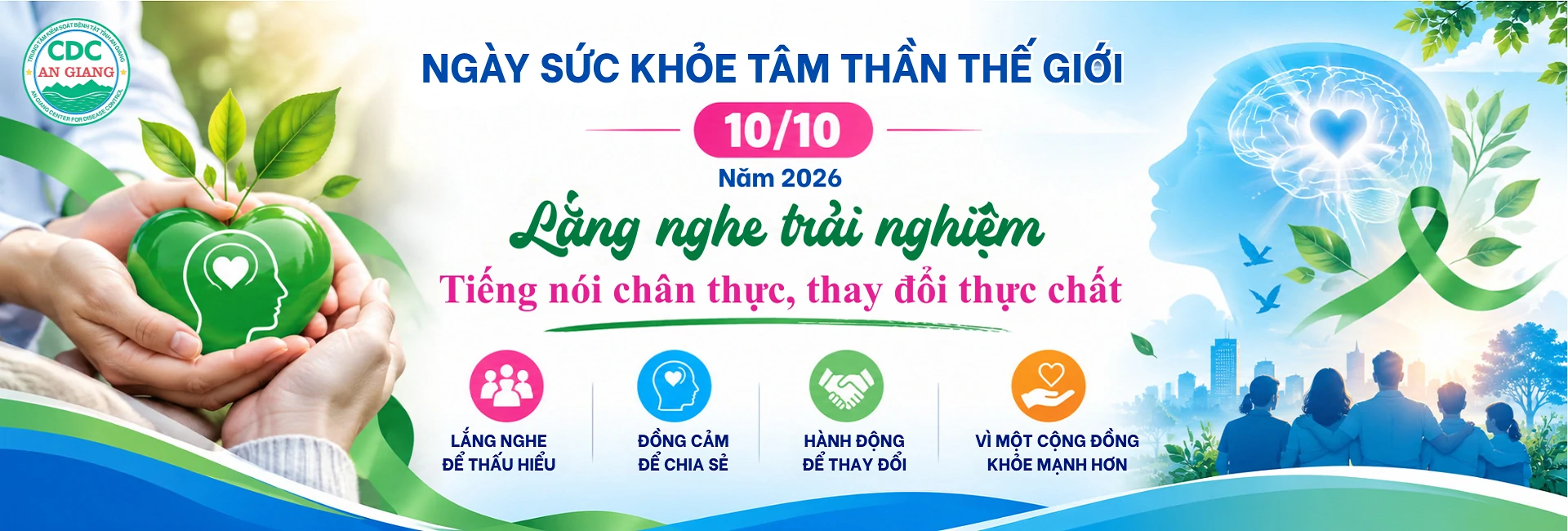 Banner - Ngày sức khỏe tâm thần Thế giới